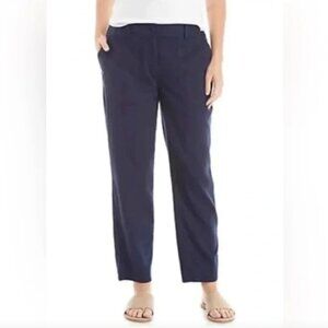 Eileen Fisher Organic Cotton Twill Ankle Pants